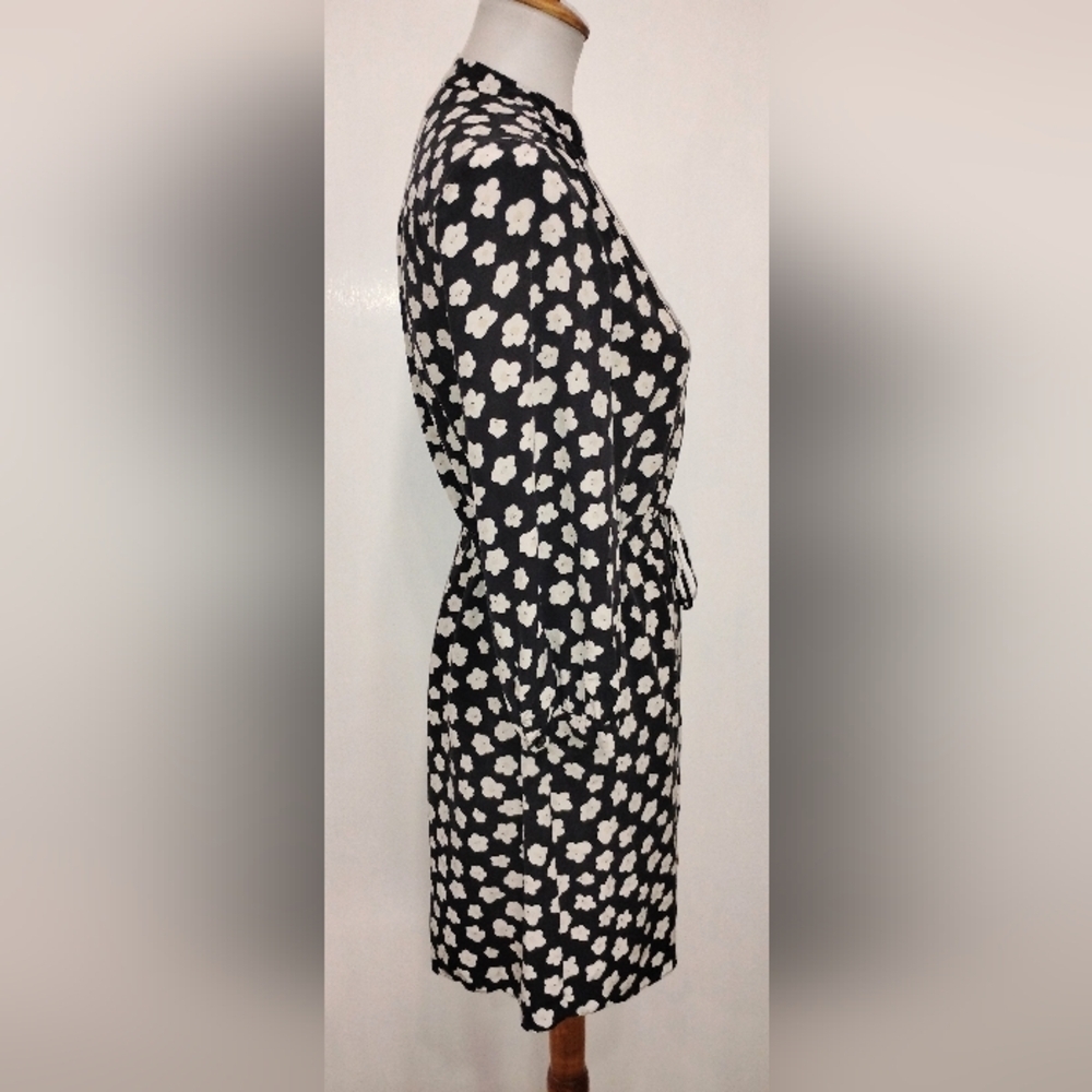 KATE SPADE FLORAL SILK DRESS - Picture 9 of 11